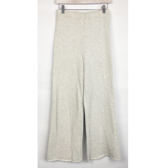 Free People Beach Hailee Sweater Top and Pant Set, Ivory Heather Grey - Size XS - Picture 8 of 16